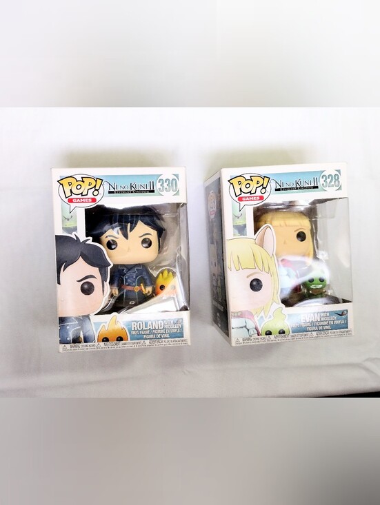 Funko Other - Funko Pop! Ni no Kuni II Roland #330 & Evan Vinyl #328 Figures
